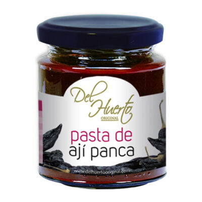 Del Huerto Pasta de Ají Panca | Authentic Peruvian Red Chili Paste | Mild, Smoky & Flavorful Cooking Ingredient