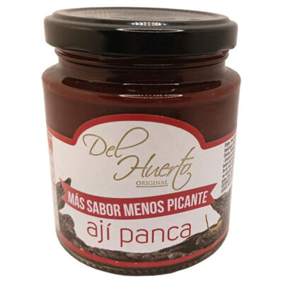 Del Huerto Pasta de Ají Panca Más Sabor | Authentic Peruvian Red Chili Paste | Mild & Smoky Flavor for Cooking