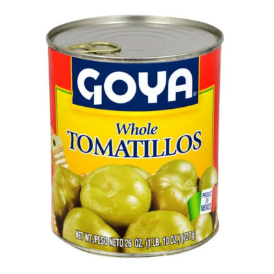 Goya Whole Tomatillos | Green Mexican Tomatoes in Brine | Authentic Ingredient for Salsa Verde & Latin Dishes