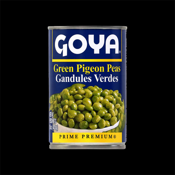 Goya Gandules Verdes (Green Pigeon Peas) | Ready-to-Cook Latin-Style Peas | Authentic Caribbean Flavor