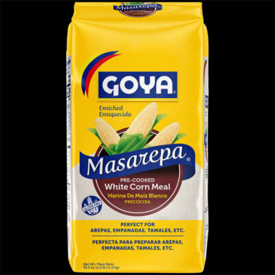 Goya Masarepa Pre-Cooked White Corn Meal | Harina de Maíz Blanco Precocida | 1kg Pack