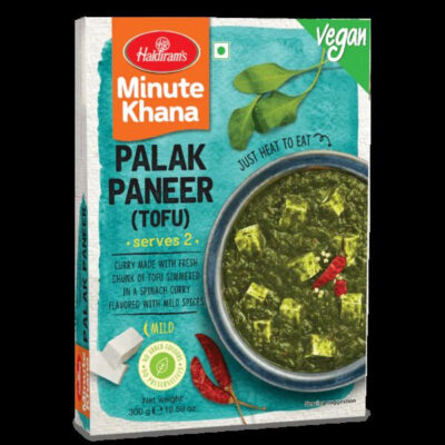 Haldiram’s Palak Paneer 300g | Ready-to-Eat Indian Spinach & Cottage Cheese Curry | Authentic Flavor