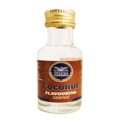 Heera Coconut Flavouring Food Colour | Natural Coconut Essence | 12 x 28ml Bottles