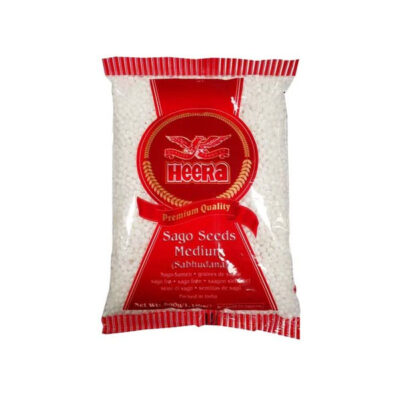 Heera Sago Seed | Premium Quality Tapioca Pearls (Sabudana) | 1kg Pack