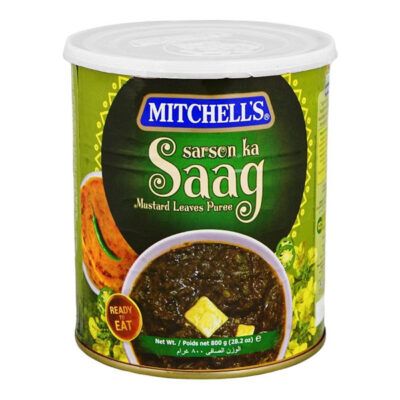 Mitchell’s Sarson Ka Saag | Ready-to-Eat Indian Mustard Greens Curry | Authentic Flavor