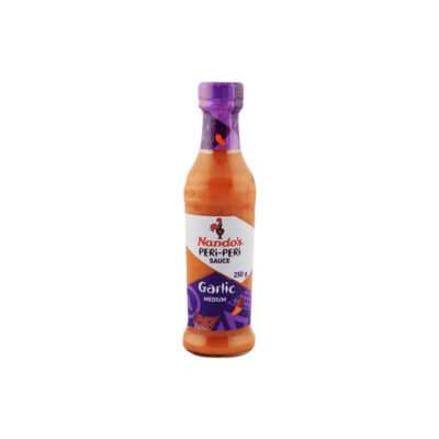 Nando’s Peri-Peri Garlic Sauce | Spicy Garlic Condiment | 250ml Bottle