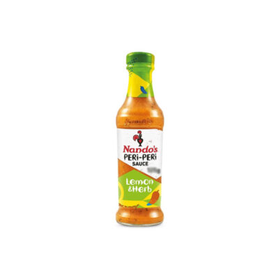 Nando’s Peri-Peri Lemon & Herb Sauce | Zesty Spicy Condiment | 250ml Bottle