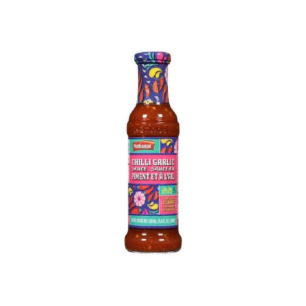 National Chilli Garlic Sauce | Spicy & Tangy Condiment | 250ml Bottle