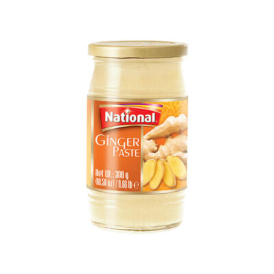 National Ginger Paste | Authentic Fresh Ginger Puree | 320g Jar
