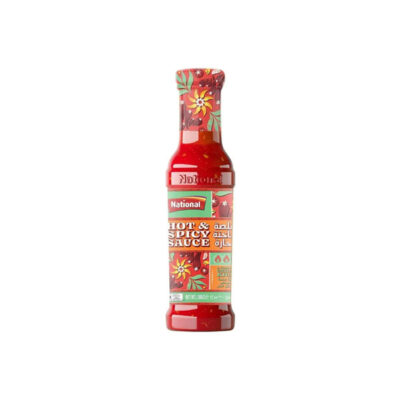 National Hot and Spicy Sauce | Fiery Chili Condiment | 250ml Bottle