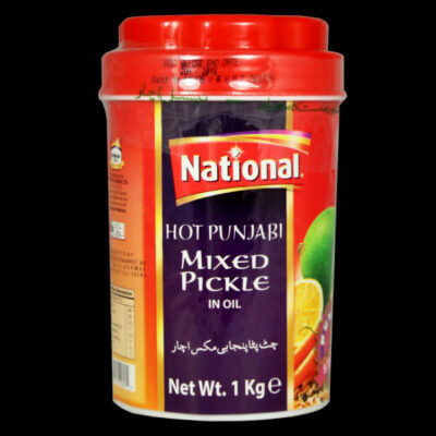 National Hot Punjabi Mixed Pickle | Spicy Indian Pickle | 400g Jar