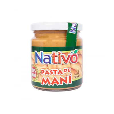 Nativo Pasta de Maní | Natural Peanut Butter | Creamy & Nutritious Spread