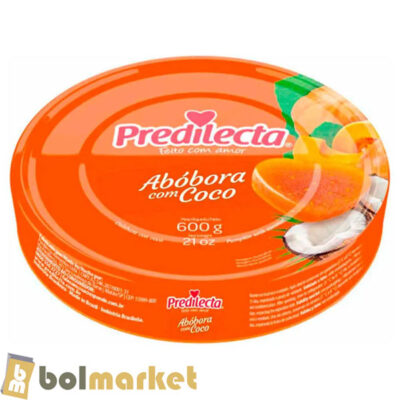 Predilecta Abóbora com Coco | Sweet Pumpkin & Coconut Jam | Premium Tropical Fruit Spread