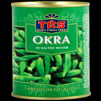 TRS Okra in Salted Water | Canned Whole Okra | 400g Pack