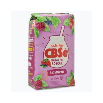 Yerba CBSE Frutos del Bosque | Herbal Yerba Mate with Wild Berries | 500g Pack
