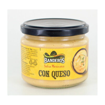 Banderos Con Queso | Creamy Cheese Dip with Jalapeños | Mexican-Style Sauce for Nachos & Snacks