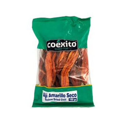 Coexito Ají Amarillo Seco | Premium Dried Yellow Chili for Cooking | 100g Pack