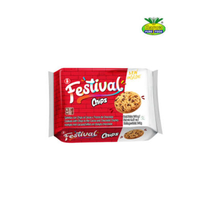 Festival Chips 400g | Chocolate Chip Sandwich Cookies | Crispy & Creamy Colombian Treat