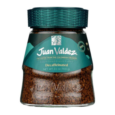 Freeze-Dried Decaffeinated Coffee Juan Valdez | Instant Gourmet Coffee | Smooth & Aromatic