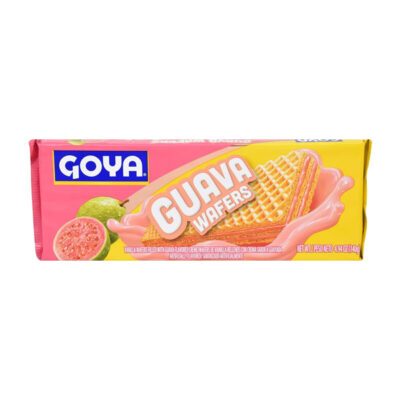 Goya Guava Wafers 140g | Tropical Guava Cream-Filled Wafers | Sweet & Crispy Latin Snack