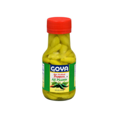 Goya Hot Pickled Pepper Aji Picante | Spicy Pickled Chili Peppers | Authentic Latin Flavor