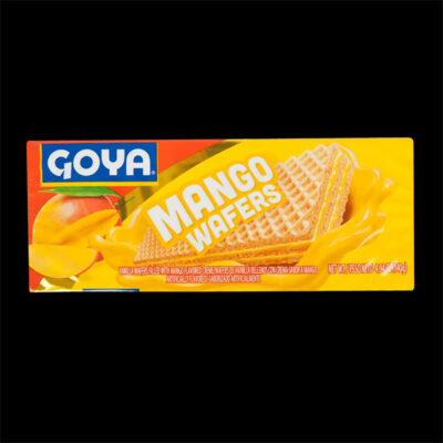 Goya Mango Wafers 140g | Crispy Mango Cream-Filled Wafers | Tropical Latin Snack
