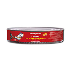 America Naturadina Caballa en Tomate | Mackerel in Tomato Sauce | Ready-to-Eat Canned Fish | High Protein & Delicious