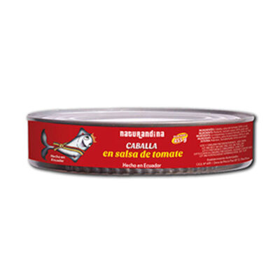 America Naturadina Caballa en Tomate | Mackerel in Tomato Sauce | Ready-to-Eat Canned Fish | High Protein & Delicious