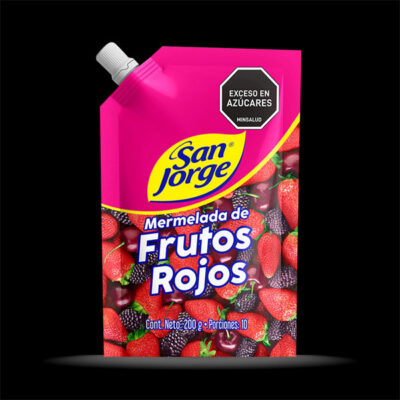 San Jorge Mermelada de Frutos Rojos | Sweet & Tangy Mixed Berry Jam | Premium Breakfast Spread