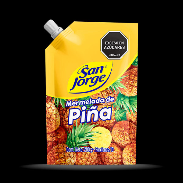 San Jorge Mermelada de Piña | Sweet & Fruity Pineapple Jam | Premium Breakfast Spread