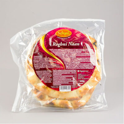 Schani Roghni Naan | Soft & Buttery Indian Flatbread | 400g Pack
