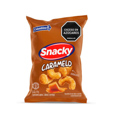 Snacky Caramelo | Sweet Caramel Flavored Snack | 100g Pack