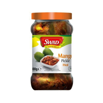Swad Mango Pickle Hot | Spicy & Tangy Indian Pickle | 300g Jar