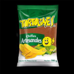 Tortolines Chifles Limón | Tangy Lemon Plantain Chips | 100g Pack
