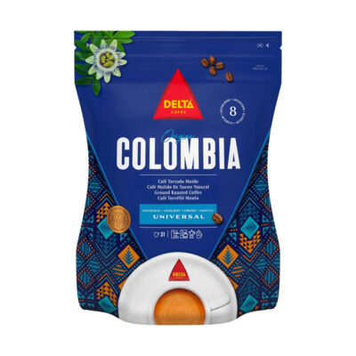 Delta Cafés Origen Colombia – Ground Coffee – Soft and velvety notes with slight citrus nuances – 220g