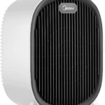 MIDEA Low Consumption Bathroom Electric Heater 2000W | Heater with Cold Air Function and 2 Power Levels | Portable Heater with Adjustable Thermostat and Overheating Protection, White