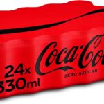 Coca-Cola Zero Sugar, Cola Soda Without Sugar, No Calories – Pack 24 Cans 330 ml