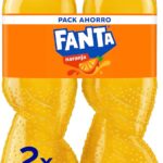 Fanta Orange – Soft Drink with 8% Orange Juice, Low Calorie – Pack 2 Bottle 2l