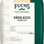 Fuchs Professional: Garlic Granulated | Garlic Powder for Seasoning Meat, Vegetables and Fish Dishes | Professional Quality for Bulk Consumers and Gastronomy | 1 kg in Recyclable Bag