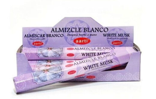 Almizcle Blanco Incense – Soft White Musk Aroma for Relaxation, Meditation & Spiritual Calm