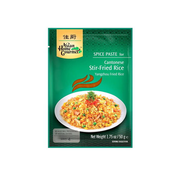 Asian Home Gourmet Spice Paste – Cantonese Stir-Fried Rice Flavor for Quick & Authentic Cooking