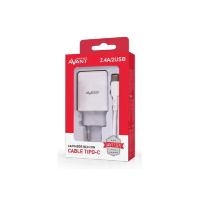 Avant 2.4A USB Charger – Fast & Safe Charging Adapter for Smartphones and Tablets
