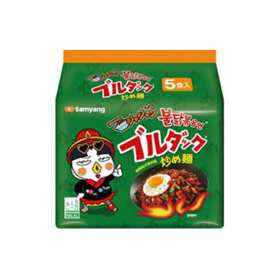 Buldak Kimchi Green Samyang Noodles – Spicy Korean Hot Chicken & Kimchi Flavor