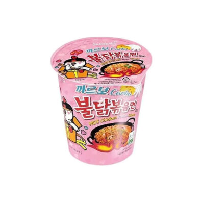 Buldak Pink Samyang Noodles Cup | Fiery Korean Instant Noodles