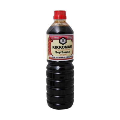Kikkoman Soy Sauce 1000ml – Authentic Japanese Soy Sauce for Cooking and Seasoning