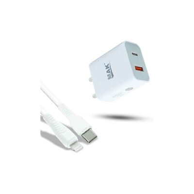 M.TK PD+QC Wella Charger – 3.4A Fast Charging Adapter for Smartphones & Tablets