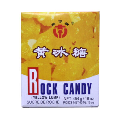 Rock Candy Yellow Lump – Natural Crystal Sugar for Sweetening Drinks & Desserts