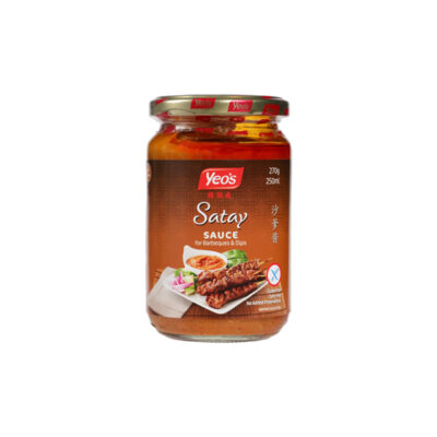 Yeo’s Satay Sauce – Authentic Sweet & Savory Peanut Sauce for Grilled Meats and Asian Dishes