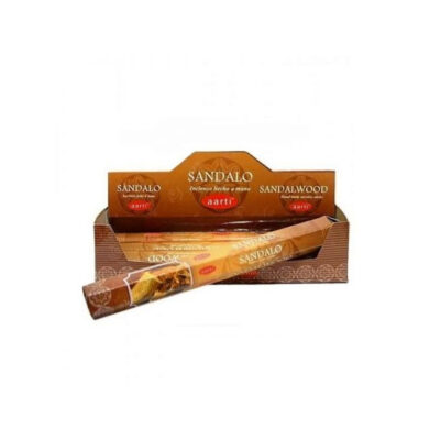 Aarti Sandalwood Incense – Soothing Woody Aroma for Meditation, Relaxation & Spiritual Cleansing