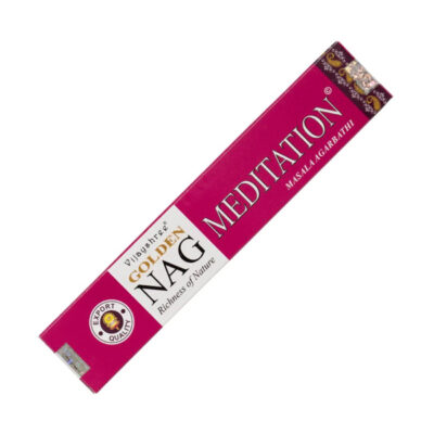Golden Nag Meditation Incense – Calming Aroma for Deep Focus, Peace & Mindfulness